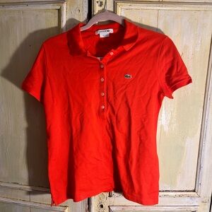 Lacoste Red Polo Shirt